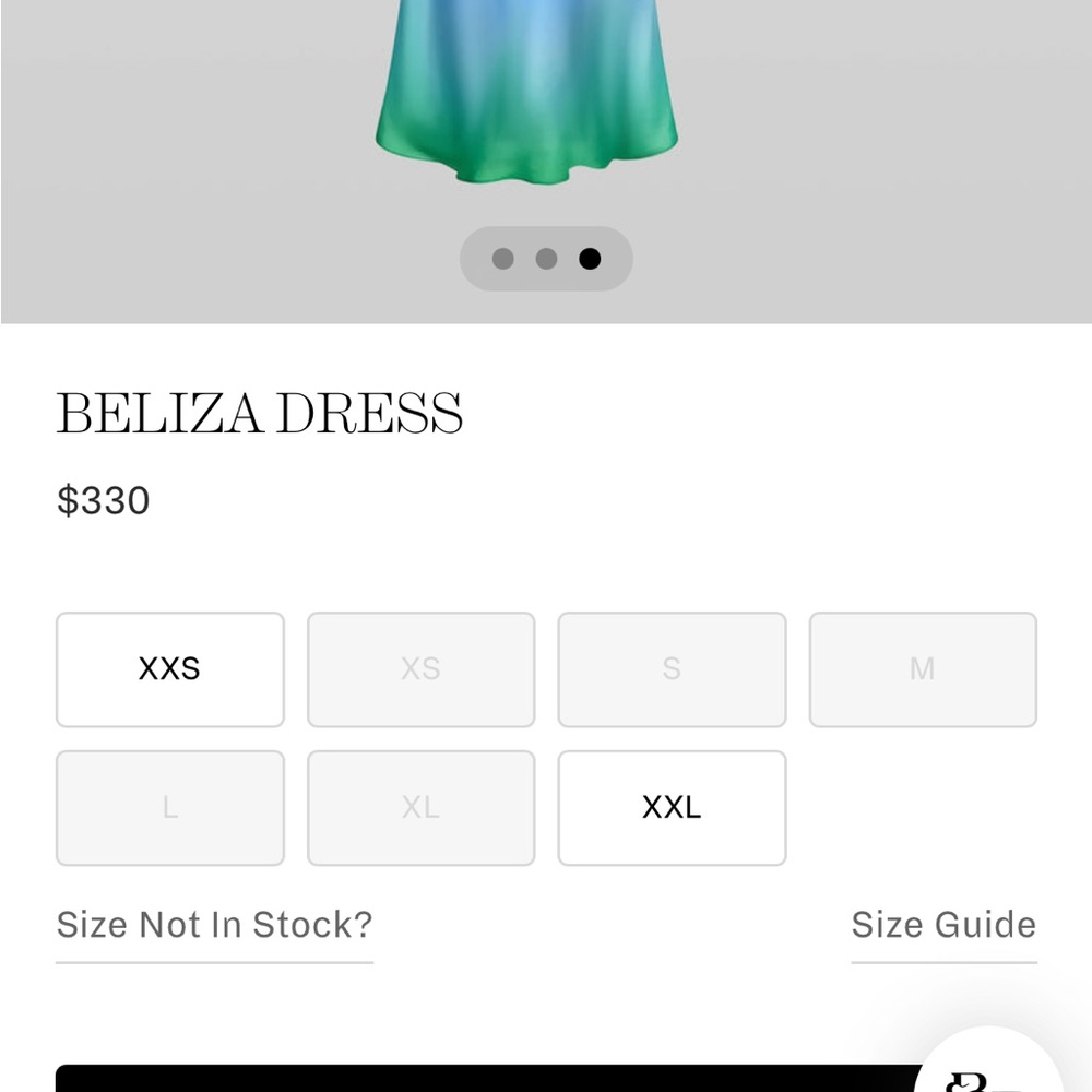 Rat & Boa Blue and Green Halter Maxi Gown - Picture 4 of 5